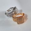 Diamond Ring, Rhodium Gold Plated - Image 5